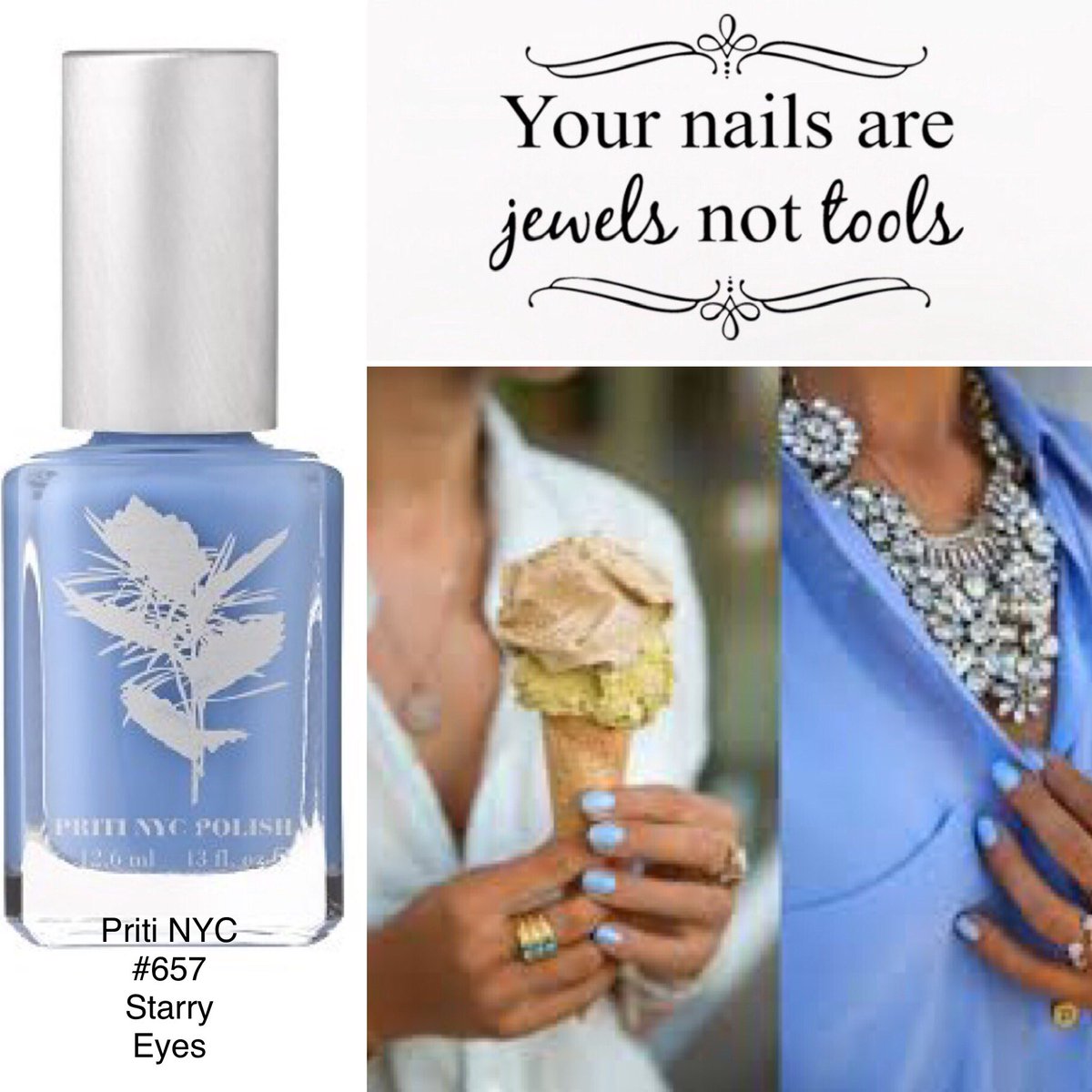 hope-store.nl/priti-nyc-657-…  Een vrolijke zachtblauwe kleur 💙 De perfecte #nagellak voor op je #nagels Geeft elke #outfit een zonnig tintje‼️#ootd #cleanbeauty #veganistisch #veganlife #dierproefvrij #outfitoftheday #zomer #fashion #glutenvrij #manicure #shoppen #healthylifestyle