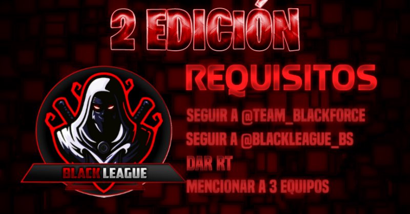 Blackleague_bs's tweet photo. ¡INSCRIPCIONES ABIERTAS!

Se abren las inscripciones de esta ansiada segunda edición

Tendremos caster semanal que retransmitira la liga por YT @LordSacram 

App oficial propia de la liga📱

25€ en premios😱

Y mas cosas que anunciaremos😍

Formulario: https://t.co/IRAYK9YpqA https://t.co/ZpnZNfd9xE