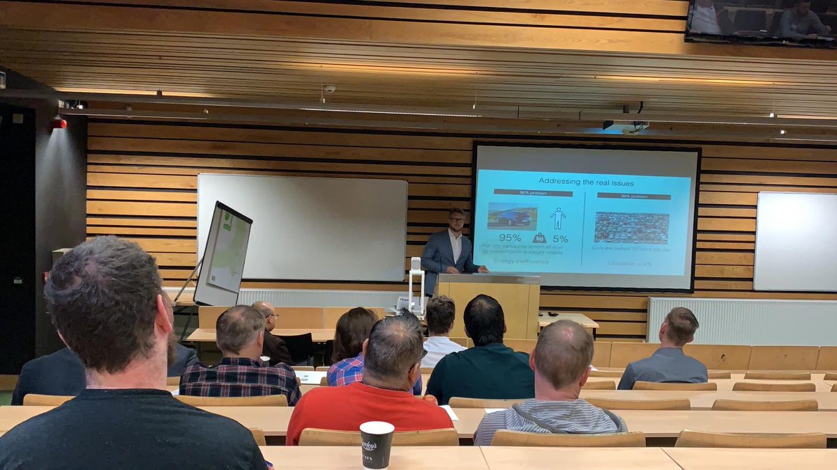 ConorKeighrey's tweet photo. Christoffer Sveder from @Clean_Motion presenting a talk on the “Outline of the innovate European approved electric three wheeler” at the Autonomous Pos workshop in the @AthloneIT this morning! #AutonomousVehicles #Zbee https://t.co/MXg5DBPN27