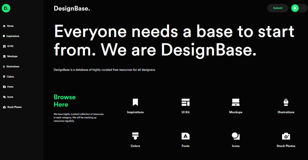 A nice collection of #free #resources for #designers 
DesignBase -> buff.ly/2lLjahD
#webdesign #assets #evolvedev