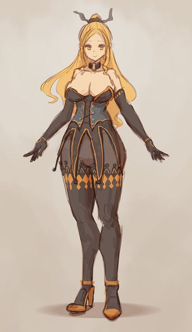 黄色の魔女の服を若干アップデートしようと考えている 