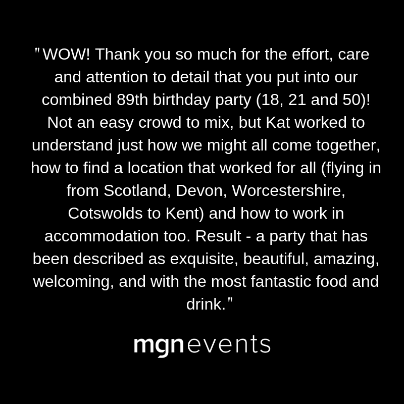 MGNevents's tweet photo. π HIGH 5 to Kat and the MGN events team who have got the #FridayFeeling! π
π₯ A BIG "thank you" to our happy client for leaving such a lovely 5 βοΈ review on Google for us.π₯
#partybymgn #eventprofs #partyplanner #luxurypartyplanner #luxuryparty #bespokeparty #eventagency https://t.co/vdVWlDc0Hv