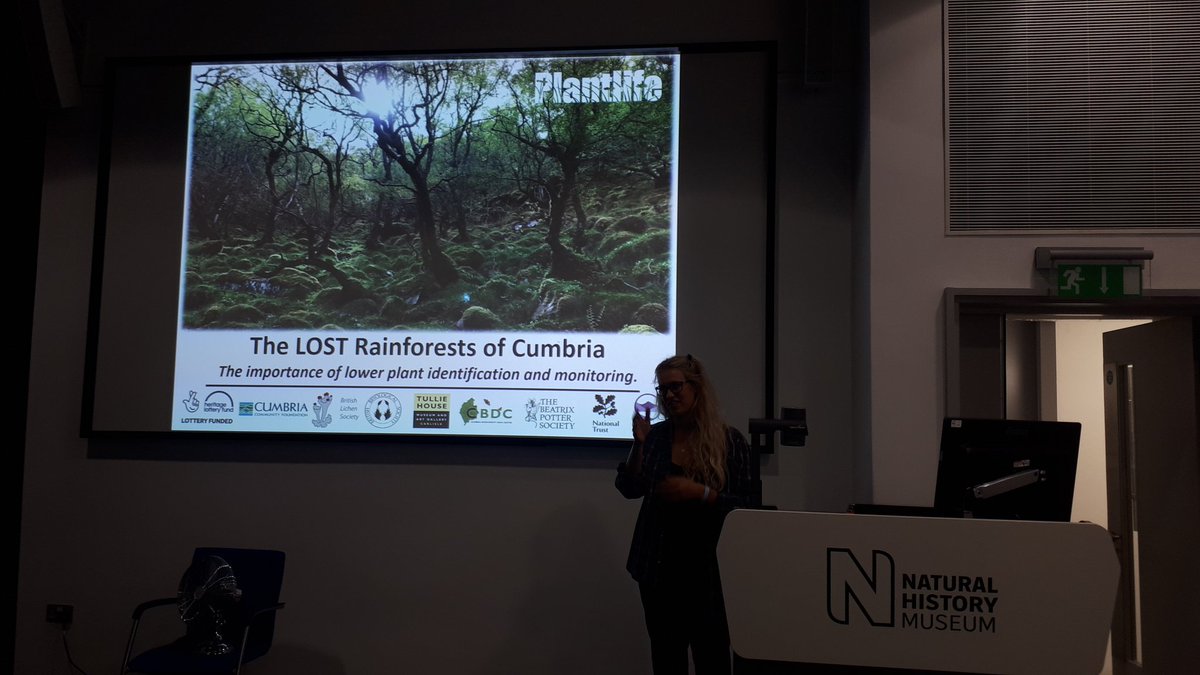 TheDoctor_TOS's tweet photo. Great to hear from fellow #IDTrainer @aprilwindle who is passionate about #Bryophytes and since finishing now works @Love_plants and runs a learning and public engagement programme for #LookingOutforSmallThings around #LowerPlants #NowForNature https://t.co/h5Hl4EtIoL