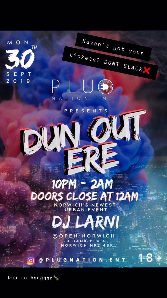UEAACS's tweet image. 30th SEPT IS DUE TO BANGGG‼️ Grab your tickets before it’s too late #ueafreshers #nightout #norwich