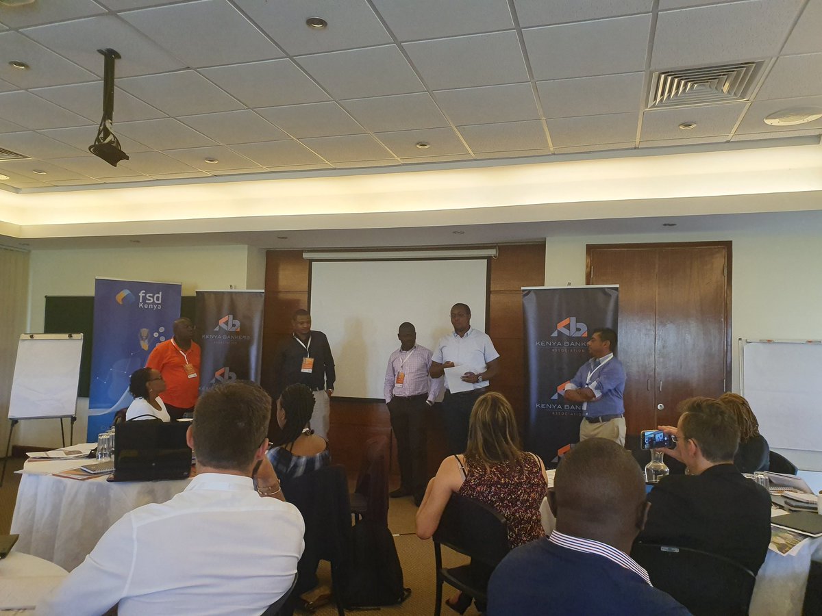 KenyaBankers's tweet image. Leveraging on Data: In groups, participants present innovative solutions for existing and new markets #DataFinance