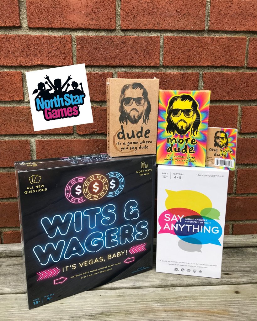 CheerUpGames's tweet photo. DON'T FORGET: our brand new #boardgame giveaway is live NOW! Enter to win over $300 of games, including this bunch from @NorthStarGames, perfect for #Bak2Skool.
Enter now, we're up to 3000 entries!!
--> https://t.co/NfxMTibLRs https://t.co/OitaB4STf2