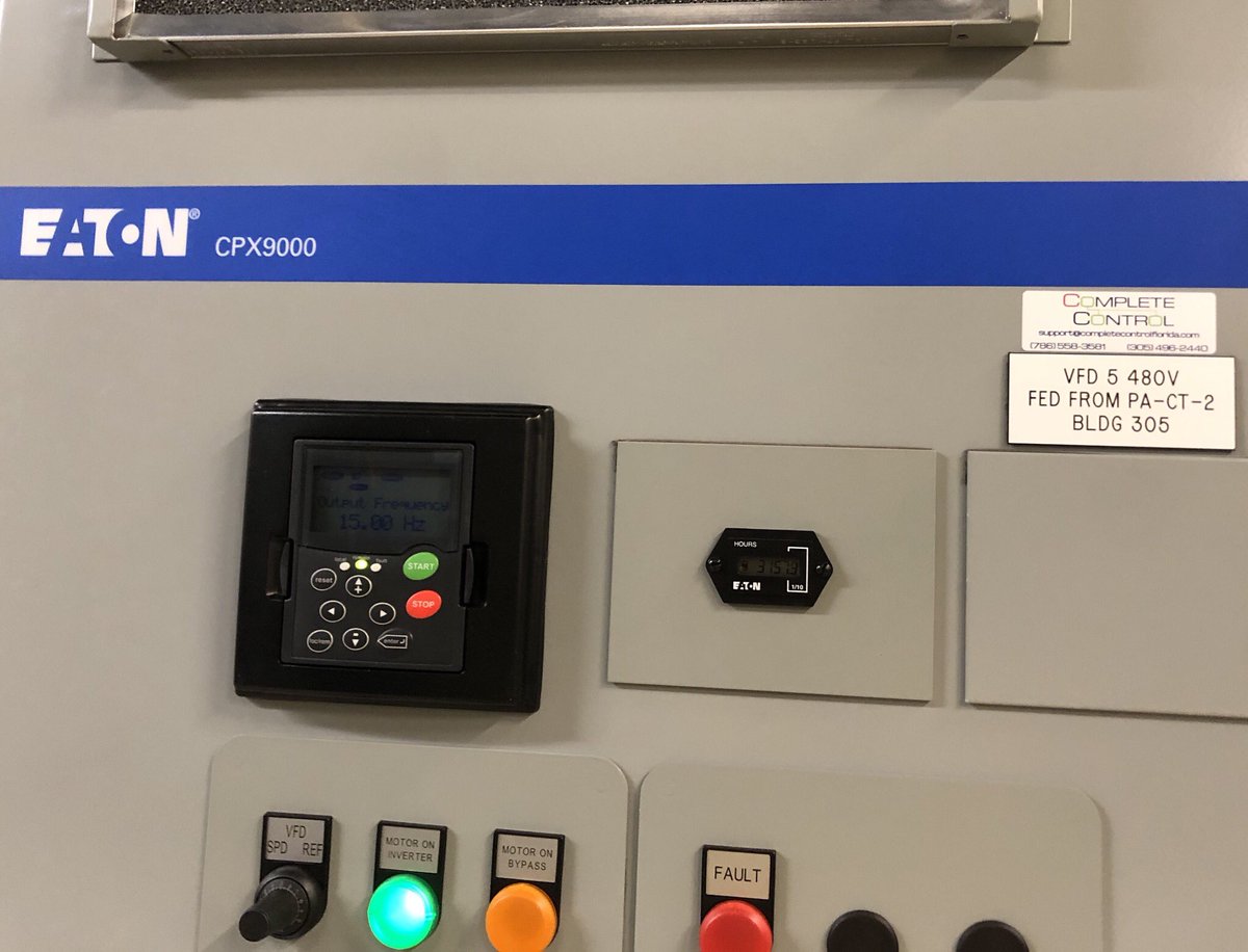 VFD Maintenance and Thermal scanning by Complete Control, LLC.