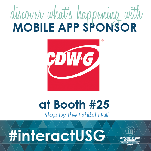 interact_USG's tweet photo. What can @CDWCorp do for you? Stop by booth #25 at @interact_USG to find out. See you in Savannah!
#interactUSG https://t.co/kpgy52Bfe7