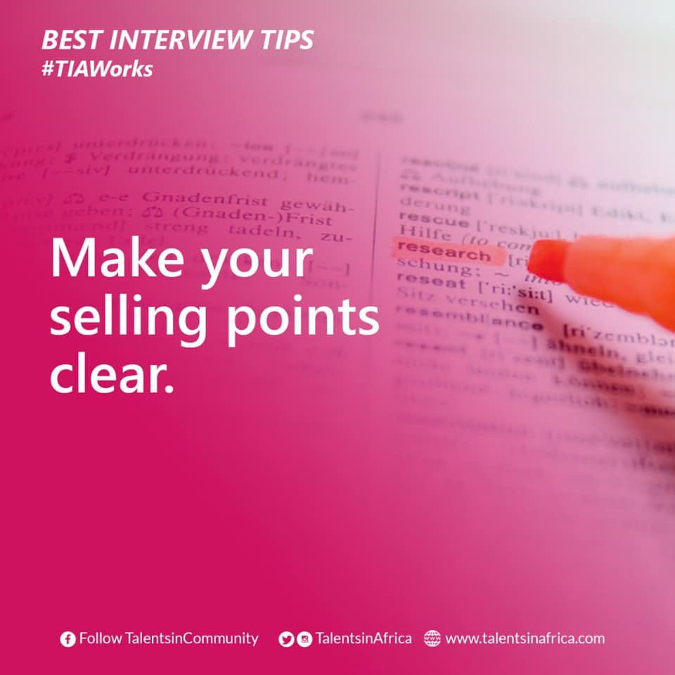 TalentsinAfrica's tweet image. #Bestinterviewtips #TIAWorks
If a tree falls in the forest and no one is there to hear it, did it make a sound? More important, if you communicate your selling points during a job interview and the interviewer doesn&apos;t get it, did you score?
#TalentsinAfrica #Jobseekers #recruiter