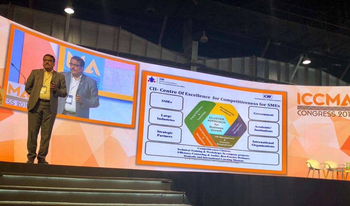 iccma2's tweet photo. Mr. Amit Sanghvi from CII Centre of Excellence for Competitiveness for SMEs sharing insights on Productive Work Culture on Day2 at #iccma #event #packaging #corrugated #industry #iccmacongress2019 https://t.co/uNbVQVGwIY