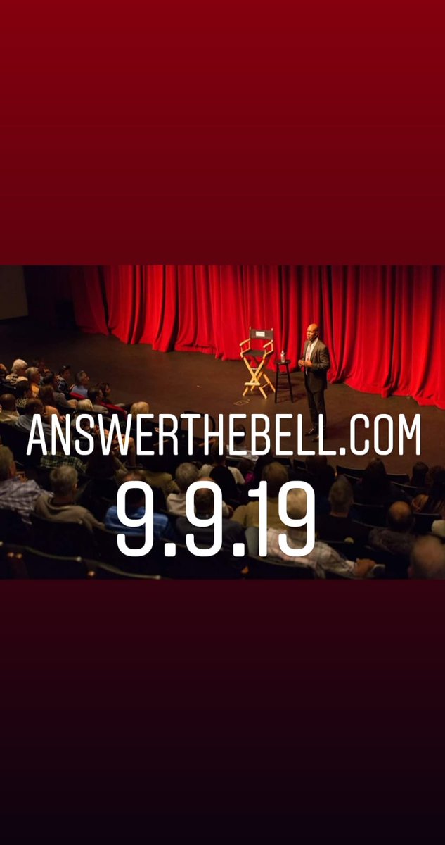 AnswerTheBell's tweet photo. I'm very excited for the launch of my new website. Coming Monday 9.9.19 https://t.co/w4jaYInnUi