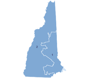 CininNewH's tweet photo. These are NHs 2 congressional district boundary lines. Someone please tell me why these lines can't be closer to straight if strictly regarding population? If @GovChrisSununu veto on #HB706 isn't overridden, would anyone like to join me to propose a better map?
#nhpolitics https://t.co/Ww81Xr6d9n