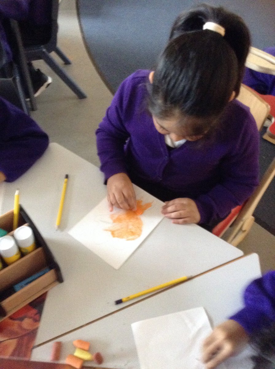 Year 2 have been learning about the works of Georgia O'Keeffe in provision and using this as inspiration for their own artwork.
