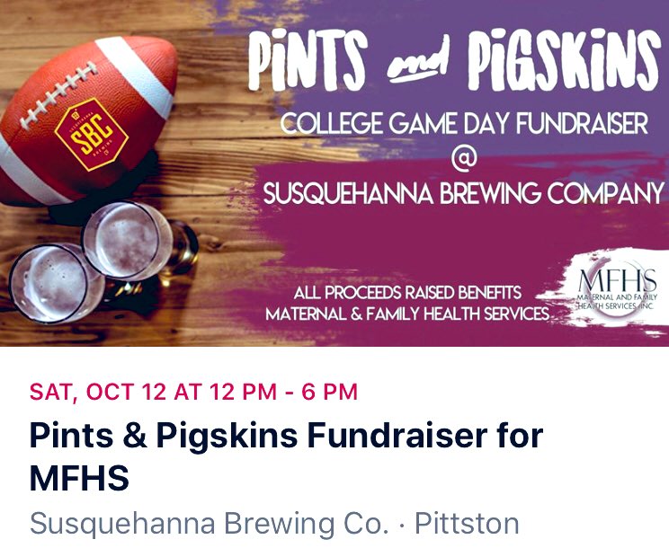 🏈+🍻 for a great cause!! 

#collegefootball #wilkesbarre #nepa #fundraising #charity #nonprofit #socialgood #craftbeer