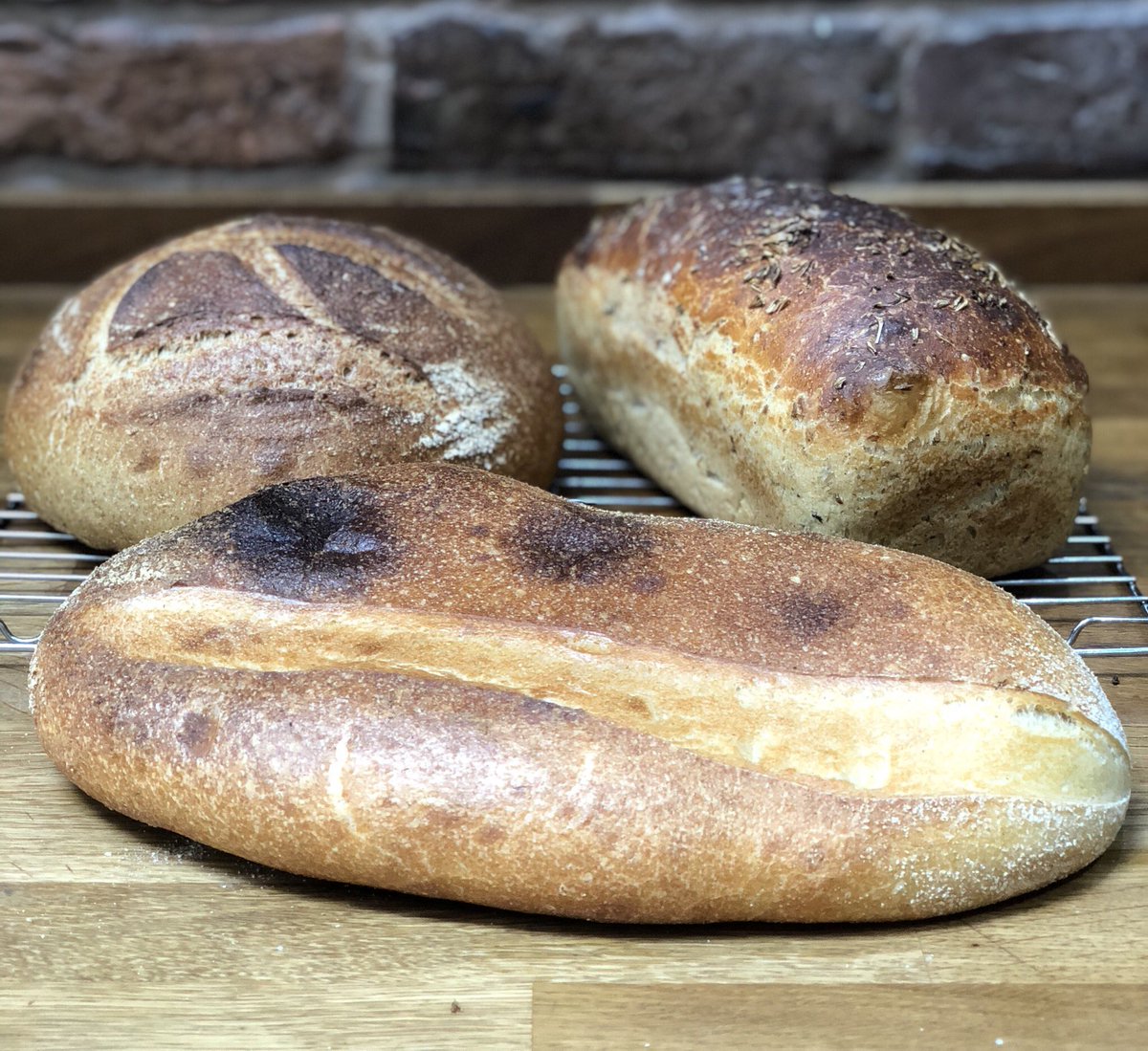 Burtscheese's tweet image. Thank you Matt @onemilebakeryhale for a fab day bread making, very excited to try these #bread #breadmaking #breadmakingclass