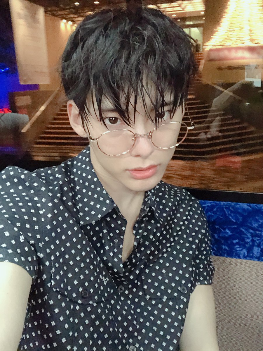 Or that time Junhee was really sweaty after the concert in Chile
