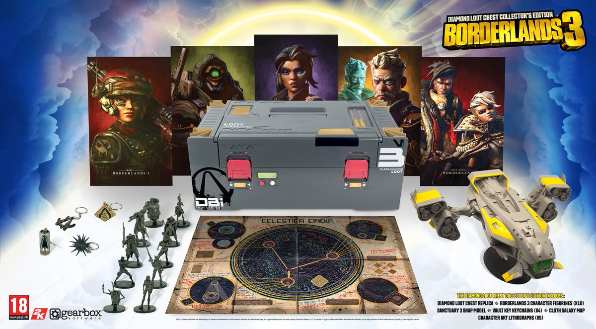 Yup. I'm giving away the Borderlands 3 Diamond Loot Chest Collectors Edition. This is huge. squaddamage.com/2lWjquf #SquadDamage