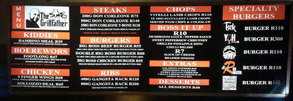 SaGrillfather's tweet photo. Happy Weekend everyone 

 What's it gonna be?
#steaks 🥩 #wings 🐔 #boeries 🌭 #chicken 🐓 #ribs 🍖 #burgers 🍔 

M/PLAIN 
Shop 15a Westridge shopping centre. Simonsig ave.
 0843192573 ☎️
Watsapp, call and collect and delivery. 

WOODSTOCK
135 Albert road Woodstock. 0619453643 ☎️ https://t.co/XUV4SQOot2