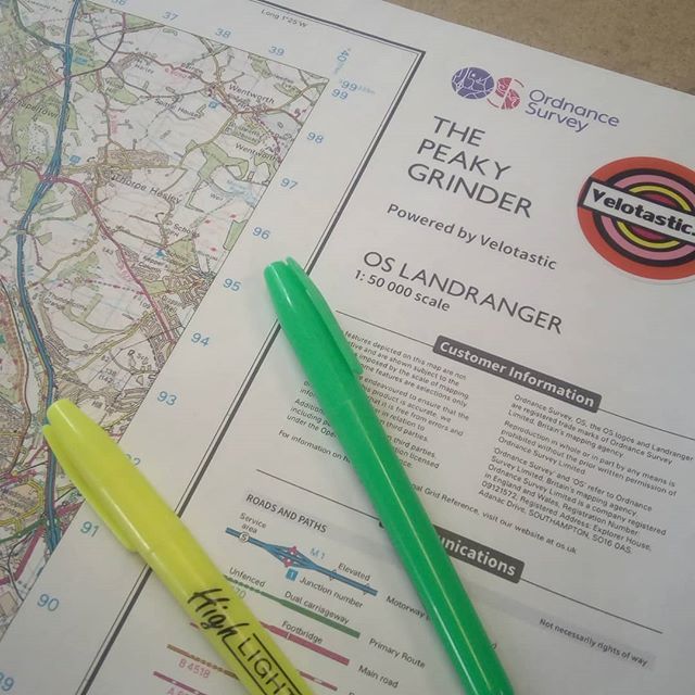 Velotastic's tweet photo. Busy marking up the @ordnancesurvey map for the Peaky Grinder. Our road based reliability ride taking in some of the best climbs in the Peak.
.
If you fancy a crack at it entries are still available..
.
@road.cc @wearecyclinguk @visitpeakdistrict #roadcy… https://t.co/9lHUJcUOUX https://t.co/CbKluq6Ge1