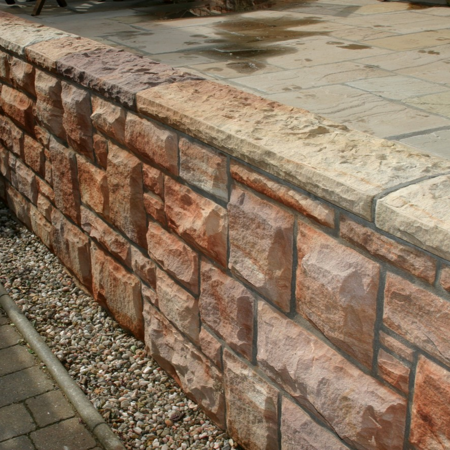 DunedinStone's tweet photo. We love this Doddington sandstone split face walling with matching copes, supplied for a project in Gullane, East Lothian. 

#Finishedproject #Doddington #Naturalstone #Sandstone #Bespoke #Dunedinstone #Gullane #Eastlothian https://t.co/YLqPj0Prs6