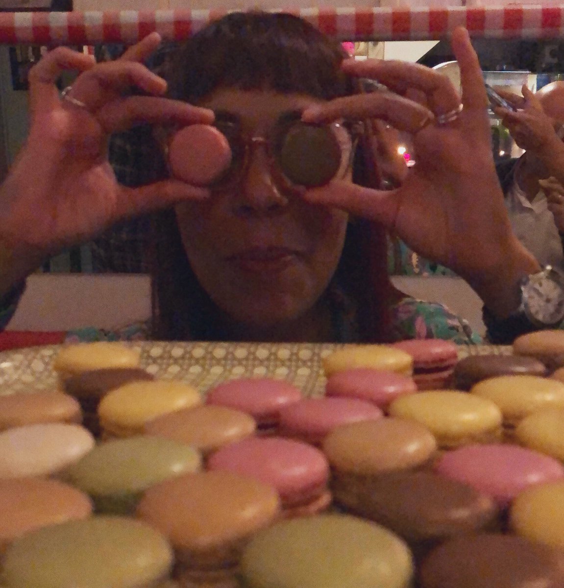 🇫🇷 All the macaroons! Lovely night celebrating the first birthday of Bristol French restaurant <a href="/guinguette_uk/">La Guinguette Bristol 🇫🇷</a> last night. It’s tough running a small business these days but great to see it thriving! 

#Bristolfood #VisitBristol #Bristol