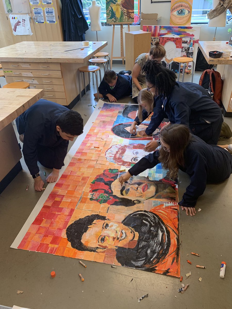 Great work by our primary through high school students yesterday on completing a mural project that celebrates #Equality #Diversity and #InternationalWomensDay <a href="/PrimaryatBISCSL/">Primary at BISC, SL</a> <a href="/MidSchoolBISC/">BISCSL Middle School</a> <a href="/HighSchoolBISC/">HighSchool BISCSL</a> 🎨 🖌