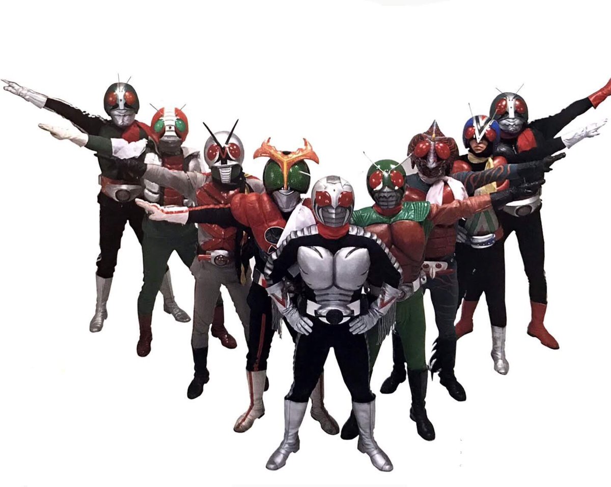 東映とテレビランドによって行われたグラビア用のスタジオ特写の9人