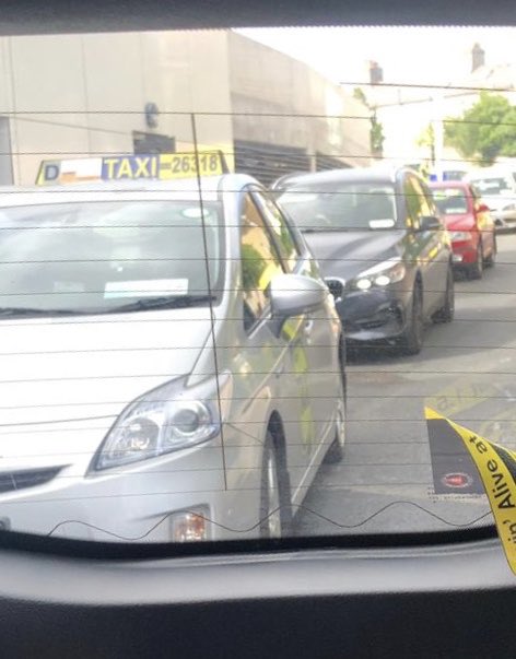 clare_duignan's tweet photo. Oh @FrascatiCentre Could you not have laid tarmac at your entrance sometime other than a busy Friday morning? Only one lane open for ‘in’ and ‘out’. Dozens of shoppers trying to get out, trapped for over 40’. #trafficjam #chaos #stress #NoPlanning #NoOneInCharge #AvoidFrascati https://t.co/dtJC9xTX0O