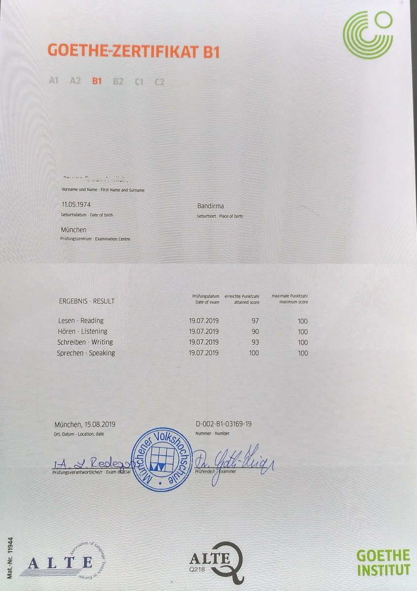 Mylingotrip On Twitter Another Success Story Congratulations To Our Student Who Passed The B1 Goethe Zertifikat And To His Wonderful And Supportive Teacher Nina Keep Up The Good Work