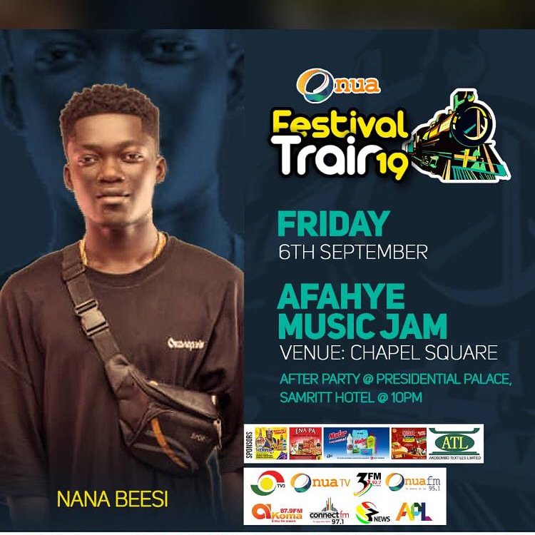 NanaBeesiGh's tweet photo. Come Let Jam Tonight ๐
@ Cape Coast #CHAPELSQUARE ...
#ACTION_PACKED ๐ฅ
#SAMRITMUSIC โ
#Tv3OnuaFestivalTrain2k19 โ
#GYEWENI.... https://t.co/zFbH3cNrDx