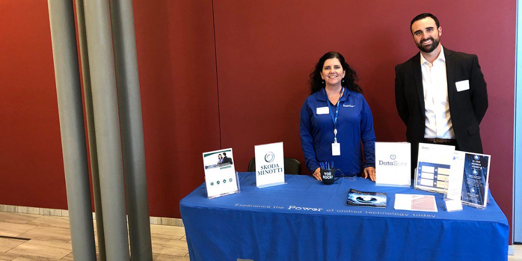 dataservtech's tweet photo. Colleen and Jon had a fantastic time representing DataServ and @SkodaMinotti at @TeamNEO's Smart Manufacturing Cluster of Northeast Ohio! We were delighted to be a part of an industry collaboration that leads manufacturers on their journey to #IIoT implementation. https://t.co/CZsS41jk3D