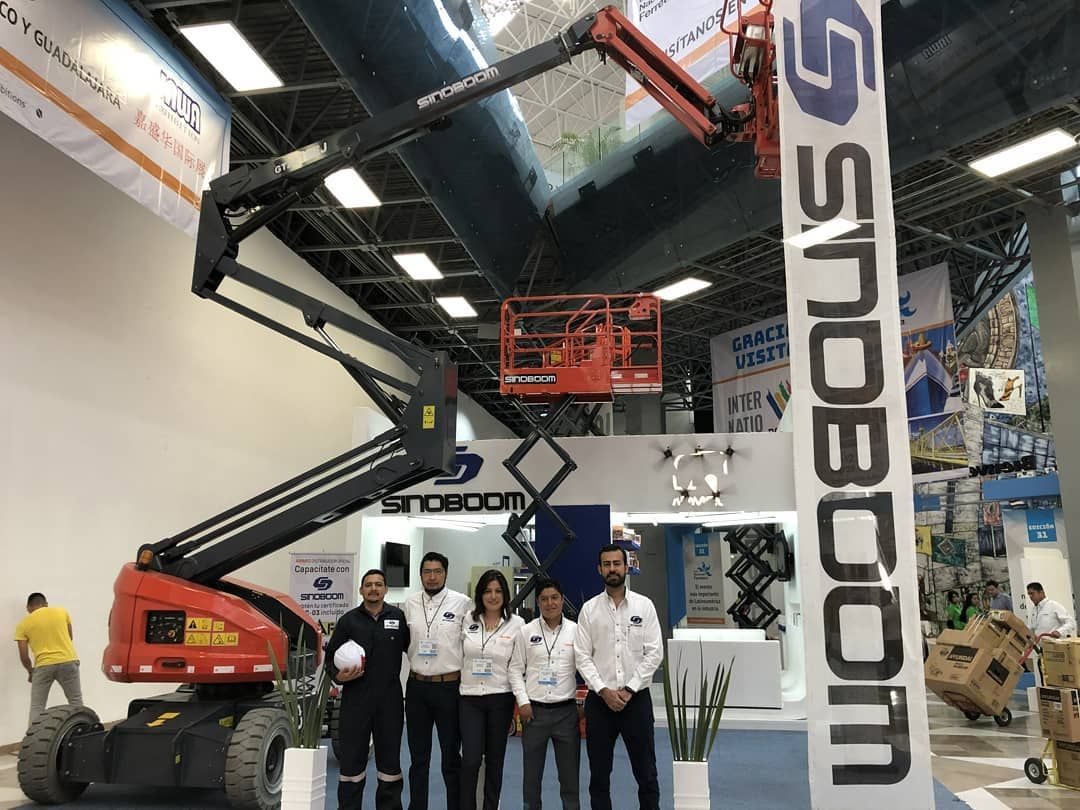 sinoboom_ltd's tweet photo. #SINOBOOM exclusive distributor for #Mexico @AMMEC_Rentas are at @ExpoFerretera with machines from our electric #ScissorLift and #ArticulatingBoomLift range. See more 👉 https://t.co/p0vL4GdPPG

#ExpoNacionalFerretera #TradeShow #Guadalajara #PlataformasElevadoras #Ammec https://t.co/vcVDRiiTVQ
