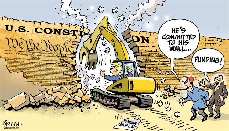 NeilLowenthal1's tweet image. Wall = Govt. seizing private property
Wall = Stealing $ from military families
Wall = Ignoring immigration &amp;amp; security experts
Wall = Violation of Congress' appropriation role
Wall = Trump lied that Mexico will pay for it

Trump's Wall = Debacle