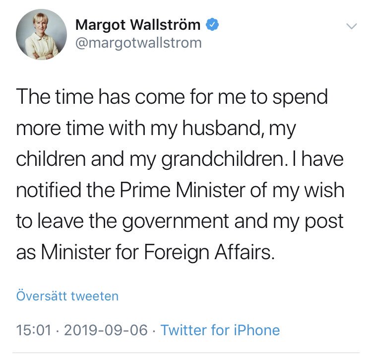 AronFlam's tweet photo. Grattis Margot! Det här är det viktigaste och bästa politiska beslut du har fattat! Grattis Sverige! Grattis världen!

Till din make, dina barn och barnbarn kan jag inte annat än beklaga. https://t.co/o1YxEwOe3V