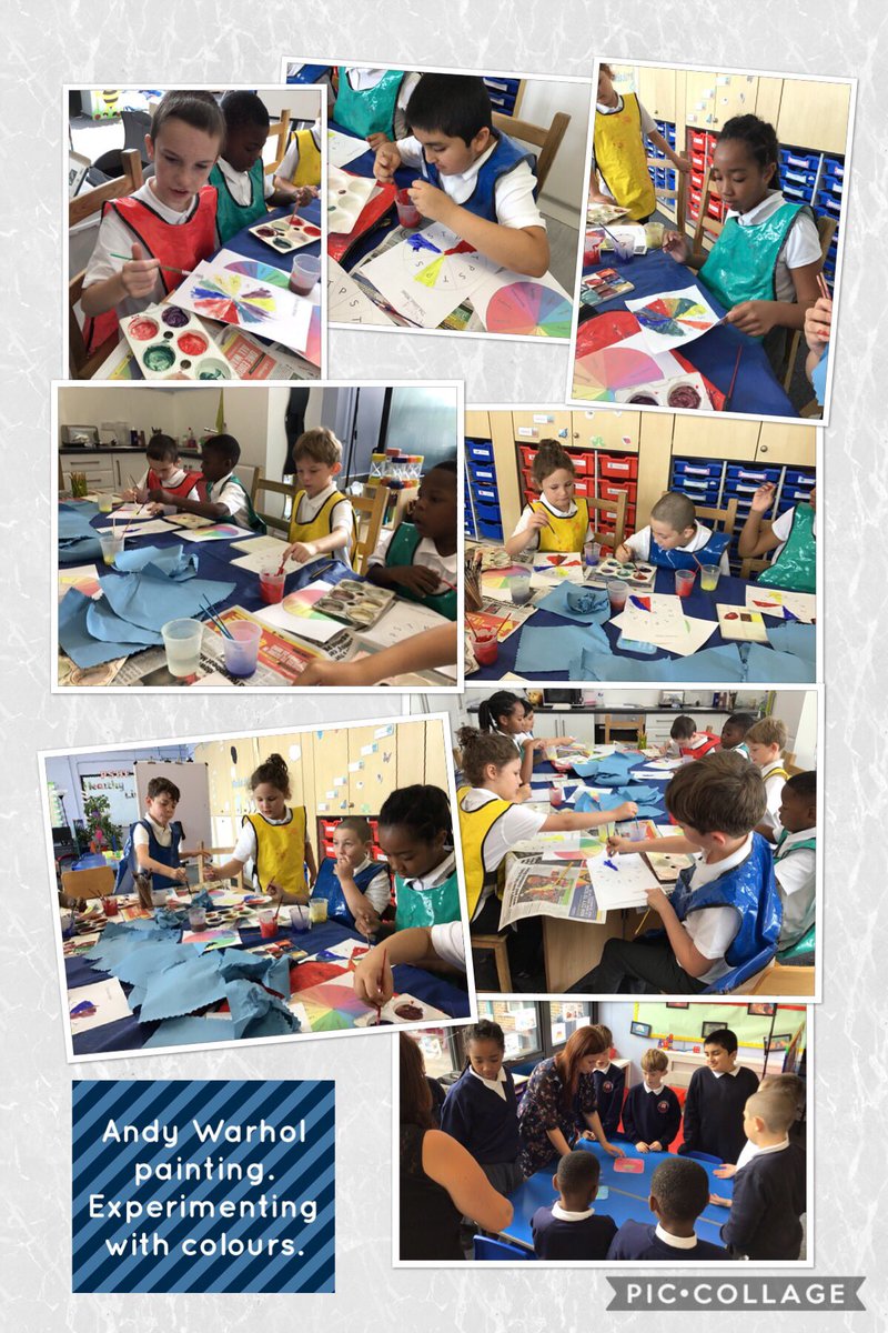BartonCloughOak's tweet photo. Learning about our primary, secondary and tertiary colours. We then got to make our own wheel of colours #messylearning #handson #havingfunandlearning https://t.co/n9pYU8Kl5O