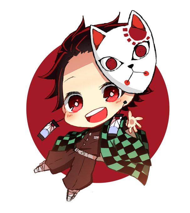 柊さんがTwitterに投稿した竈門炭治郎(鬼滅の刃)のイラスト。