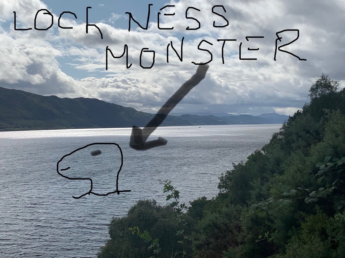 ChrisLewisLLS's tweet image. BREAKING NEWS: Pres. Trump releases photo proving the Loch Ness monster really exists!!