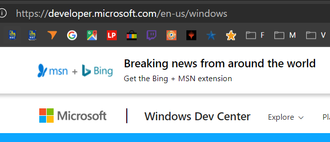 archiecoder's tweet image. Interesting pub when visiting the @windowsdev dashboard.

#uwpdev