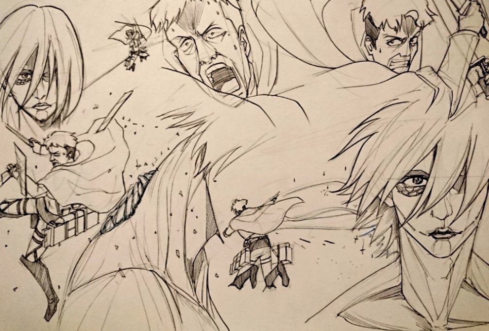 Twitter இல スーパードクターk Drawing Illustration Attackontitan ペトラ ラル 進撃の巨人 リヴァイ班 続き 進撃の巨人 Storybord リヴァイ班の花一輪 ペトラ ラルの死 女型の 刃を通さない 皮膚の硬質化 T Co 5fhjrv0kch