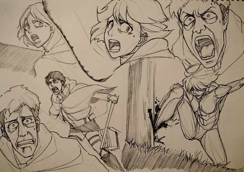 Twitter இல スーパードクターk Drawing Illustration Attackontitan ペトラ ラル 進撃の巨人 リヴァイ班 続き 進撃の巨人 Storybord リヴァイ班の花一輪 ペトラ ラルの死 女型の 刃を通さない 皮膚の硬質化 T Co 5fhjrv0kch