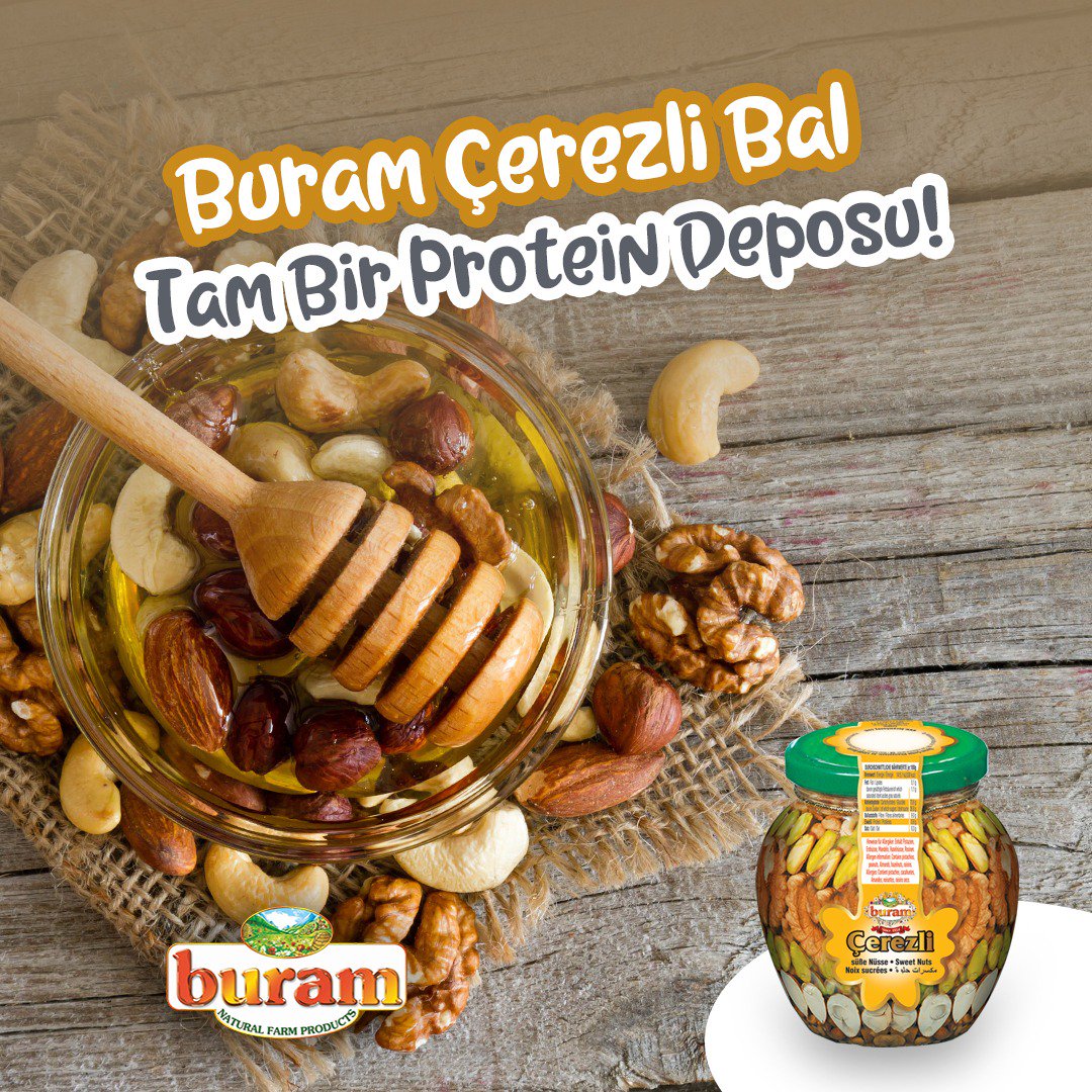 Buram çerezli bal tam bir protein deposu. Yoksa siz hala denemediniz mi? 😊
.
Die süßen Nüsse von Buram ist eine volle Proteinbombe. 
Wie Sie haben diese immer noch nicht gekostet? 😊
#burambal #ıhlamur #organikbal #bal #germany