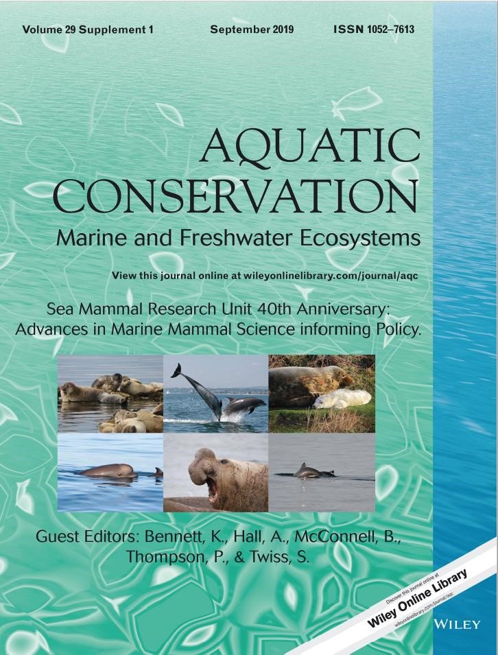 SMRU_Consulting's tweet image. Congratulations to our awesome colleagues at @_SMRU_ on today’s release of the Special Issue of Aquatic Conservation to celebrate SMRU’s 40th anniversary! 

Read more here: smruconsulting.com/smru-special-i…

#SMRU #SMRUSpecialIssue #AquaticConservation