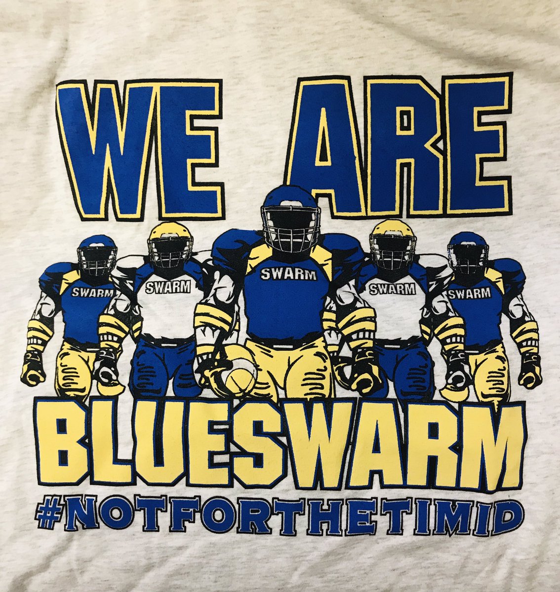 thecoachhickman's tweet photo. #notforthetimid #blueswarm #culture https://t.co/ne12jt2xRE