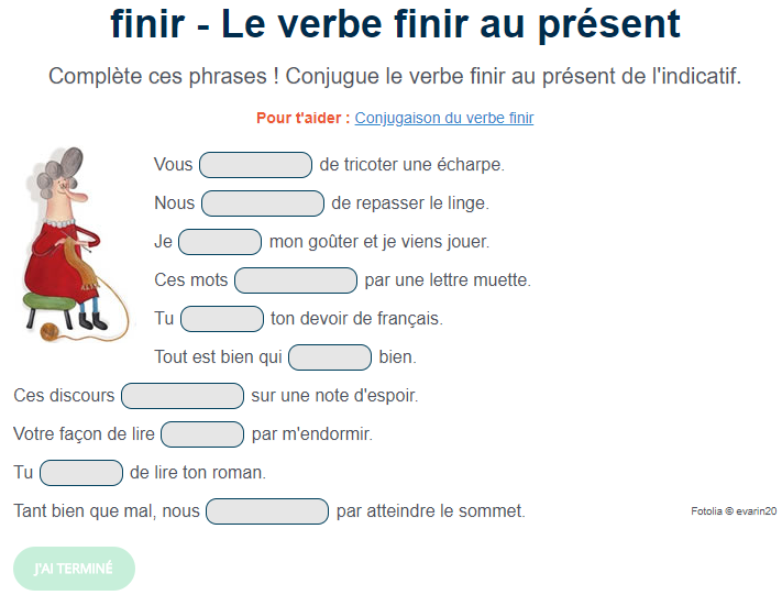 Exercice Sur Le Présent De L Indicatif pdfprof.com