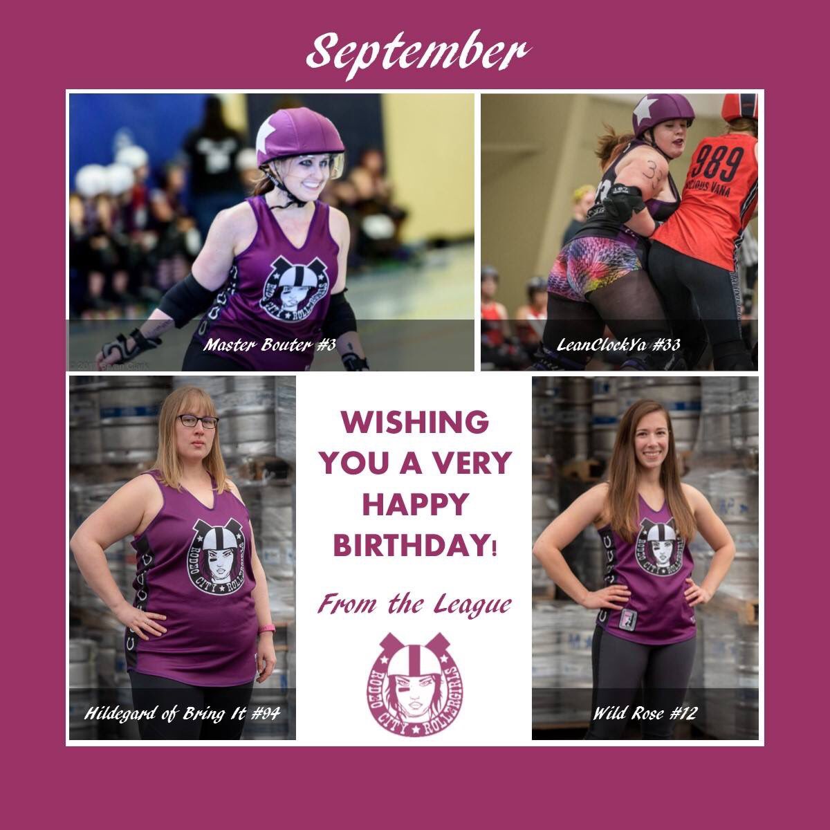 RodeoCityRoller's tweet photo. Birthdays this month! https://t.co/zz7Eagv68w