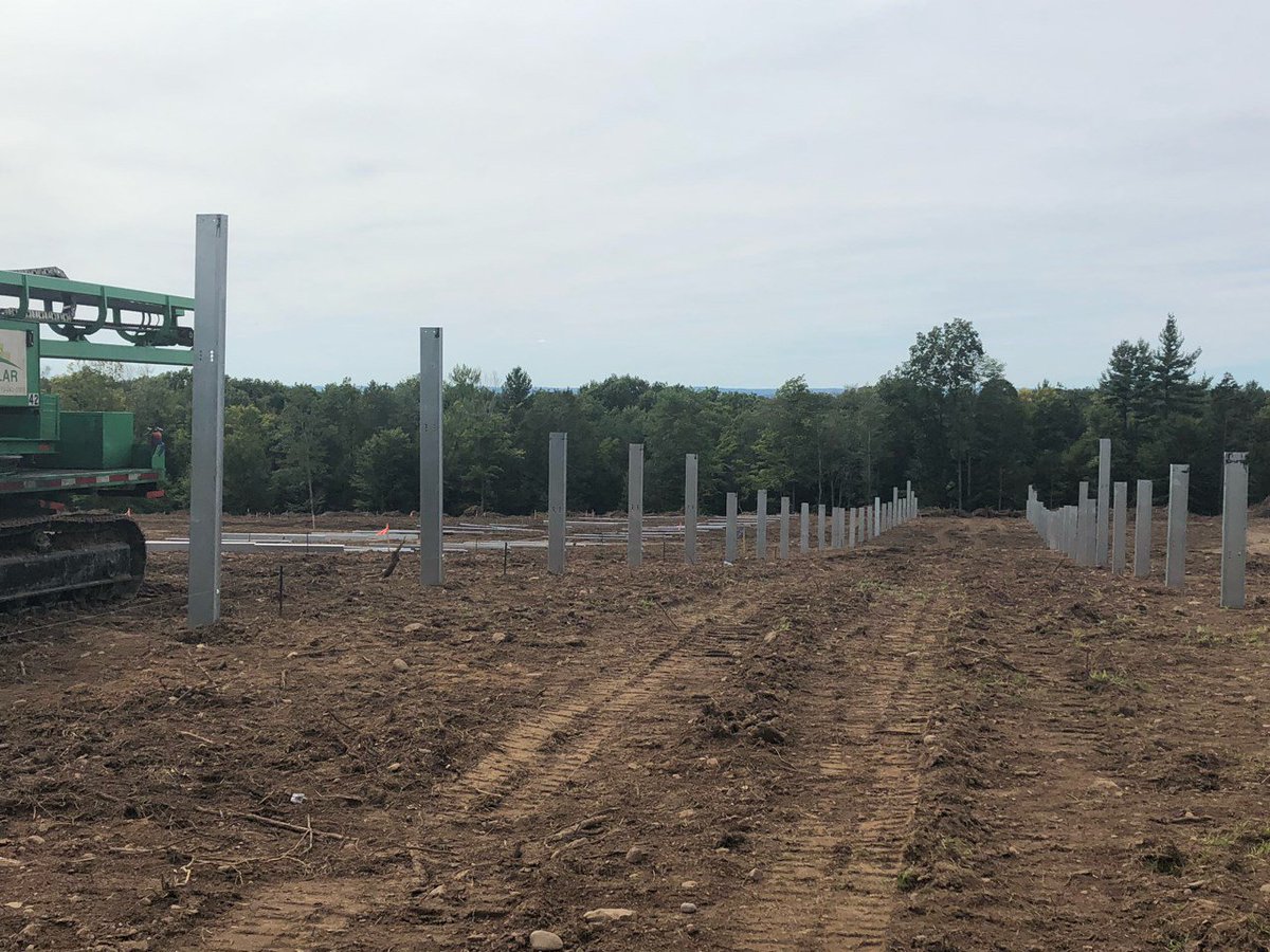 CTECsolar's tweet photo. The early stages of a 3.6mw ground mount we started on recently. May not look like much now, but soon this field will be producing a lot of energy! Happy #friday friends
-
-
-
-
-
#ctecsolar #weepc #commercial #groundmount #solar #field #flashbackfriday https://t.co/wutO35EhZs