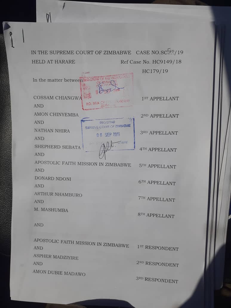 We have successfully made an appeal to the Supreme Court against the High Court ruling of Wednesday 4 September 2019.