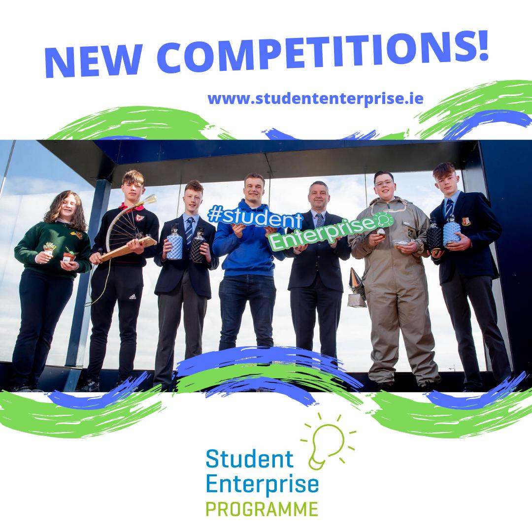 StudentEntProg's tweet photo. The #StudentEnterprise Programme is running a new pilot competition for Junior Cycle students in 2019/20. 

Find out more at https://t.co/fHRfds8bun

#MakingItHappen @Loc_Enterprise https://t.co/Eq5Sxd0X30