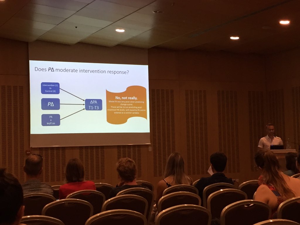 kilb_michael's tweet photo. Does potential for change moderate intervention results? First results say no. #ehps2019 #potentialforchange https://t.co/LYoUvoiHCH