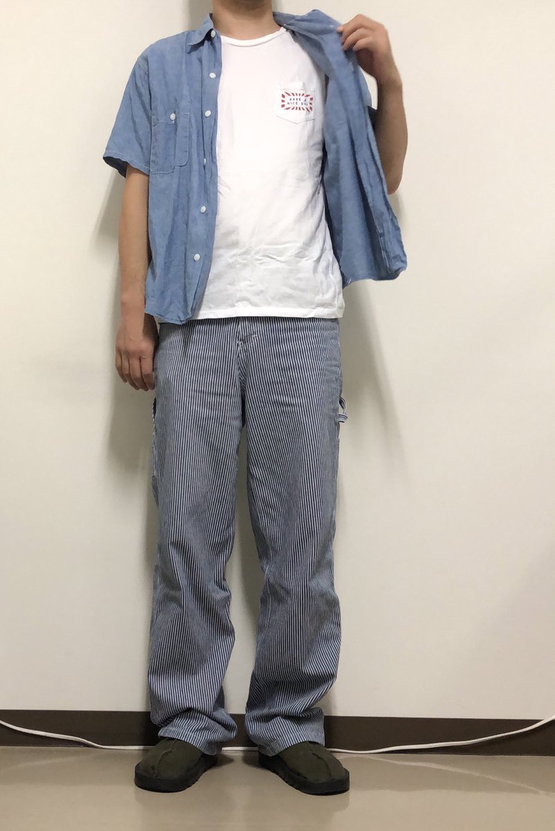 K編集長 古着屋情報サイトf Street なんか久しぶりにちゃんとしたかったので 50 60 S J C Pennyの半袖シャンブレーに熊本の熱きtシャツブランドdargoのハブアナイスデーt 70 S Smith Sのヒッコリーパンツにリーボックのビートニック 今日のk編 K編集長 古着屋情報サイトf Street なんか久しぶりにちゃんとしたかったので 50 60 S J C Pennyの半袖シャンブレーに熊本の熱きtシャツブランドdargoのハブアナイスデーt 70 S Smith Sのヒッコリーパンツにリーボックのビートニック 今日のk編